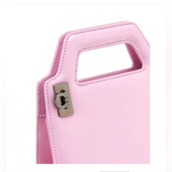 Ferragamo Wanda N/S Mini Leather Top Handle Bag. - Picture 8 of 17